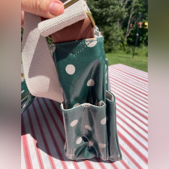 Cath Kidston green polkadot computer saddlebag - Picture 7 of 7